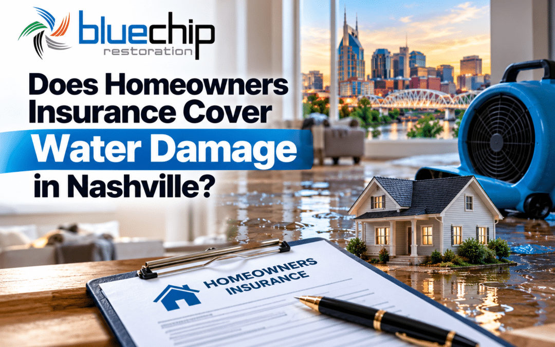 Does Homeowners Insurance Cover Water Damage in Nashville, TN?